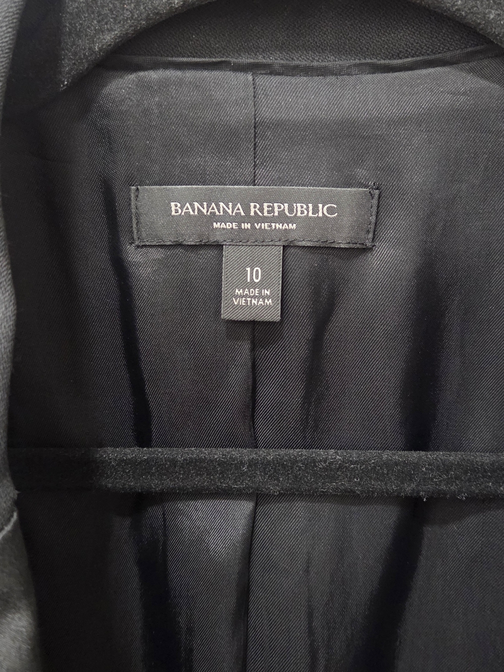 Banana Repablic Black Single-Button Women's Blazer - Picture 3 of 5